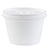 Stock Your Home 4 Ounce Foam Bowls with Lids (100 Count) - Styrofoam Bowls with Lids - Insulated to Go Foam Cups - to Go Containers for Soup, Oatmeal, Ice Cream, Delis, Cafes, Restaurants