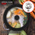 Modern Innovations Silicone & Glass Universal Lid (11 to 12.5 Inches) - BPA-Free Silicone Lid with Stay Cool Handle & Tempered Glass Top - Dishwasher Safe - Universal Lid for Pots, Pans, Skillets, Cast Iron