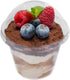 Stock Your Home 20 oz Dessert Cups With Dome Lids (50 Pack) - Plastic Parfait Cups (No Hole) Disposable - Leak-Proof -Clear Cups & Dome Lids For Snacks, Food Samples, Bakery, Cupcakes, Ice Cream