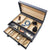 Stock Your Home Luxury Mens Dresser Valet Organizer,Black