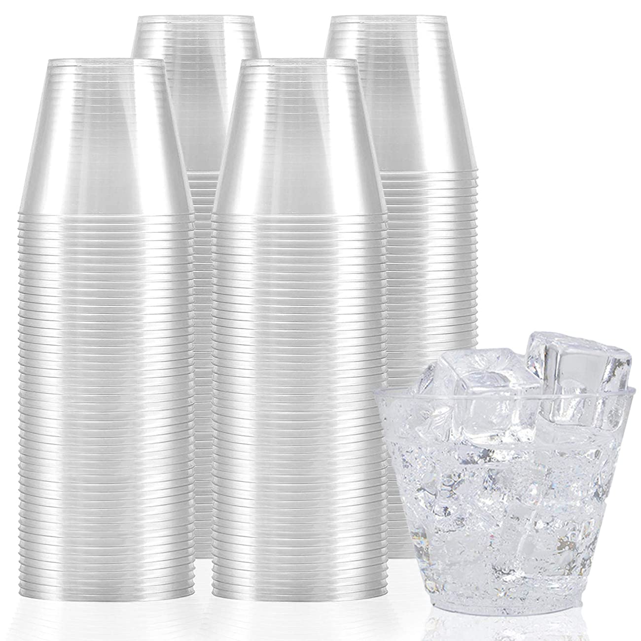 1000 Plastic Shot Glasses - 2 Oz Disposable Cups - 2 Ounce Shot Glasse –  Stock Your Home