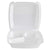 Stock Your Home 8 Inch Clamshell Styrofoam Containers (25 Count) - 3 Compartment Food Containers - Large Carry Out Container for Food - Clamshell Take Out Containers for Delivery, Takeout, Restaurants