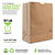 Stock Your Home 57 Lb Kraft Brown Paper Bags (100 Count) - Kraft Brown Paper Grocery Bags Bulk - Large Paper Bags for Grocery Shopping