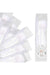 Stock Your Home Plastic Cutlery Packets with Salt & Pepper in White (50 Count) - Wrapped Cutlery - Plastic Utensils Individually Wrapped for Take Out, Delivery, Cafeterias, Restaurants, Uber Eats