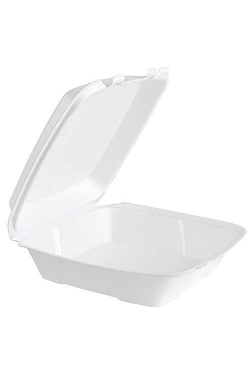 100% Compostable Disposable Food Containers with Lids [9”X9” 200