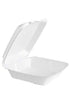 Stock Your Home 9 Inch Clamshell Styrofoam Containers (25 Count) - 1 Compartment Food Containers - Large Carry Out Food Containers - Insulated Clamshell Take Containers for Delivery, Restaurants