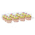 Stock Your Home 12-Compartment Disposable Containers (20 Count) - Plastic Mini Cupcake Containers - Disposable Trays for Small Cupcakes & Muffins - Hinged Lock Cupcake Clamshell - Mini Cupcake Storage