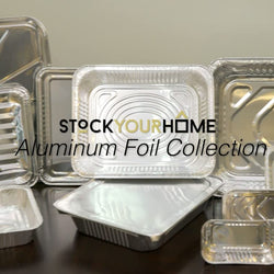 Stock Your Home Aluminum Drip Pan-1.25