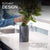 Modern Innovations Elegant Grey Marble Wine Cooler & Champagne Chiller - Kitchen Utensil Holder, Tool Storage Organizer and Flower Vase