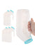 Male Urinal with Glow in The Dark Lid (6 Bottles) 32 Oz Urine Bottle for Men - Pee Bottle for Hospitals, Emergency and Travel
