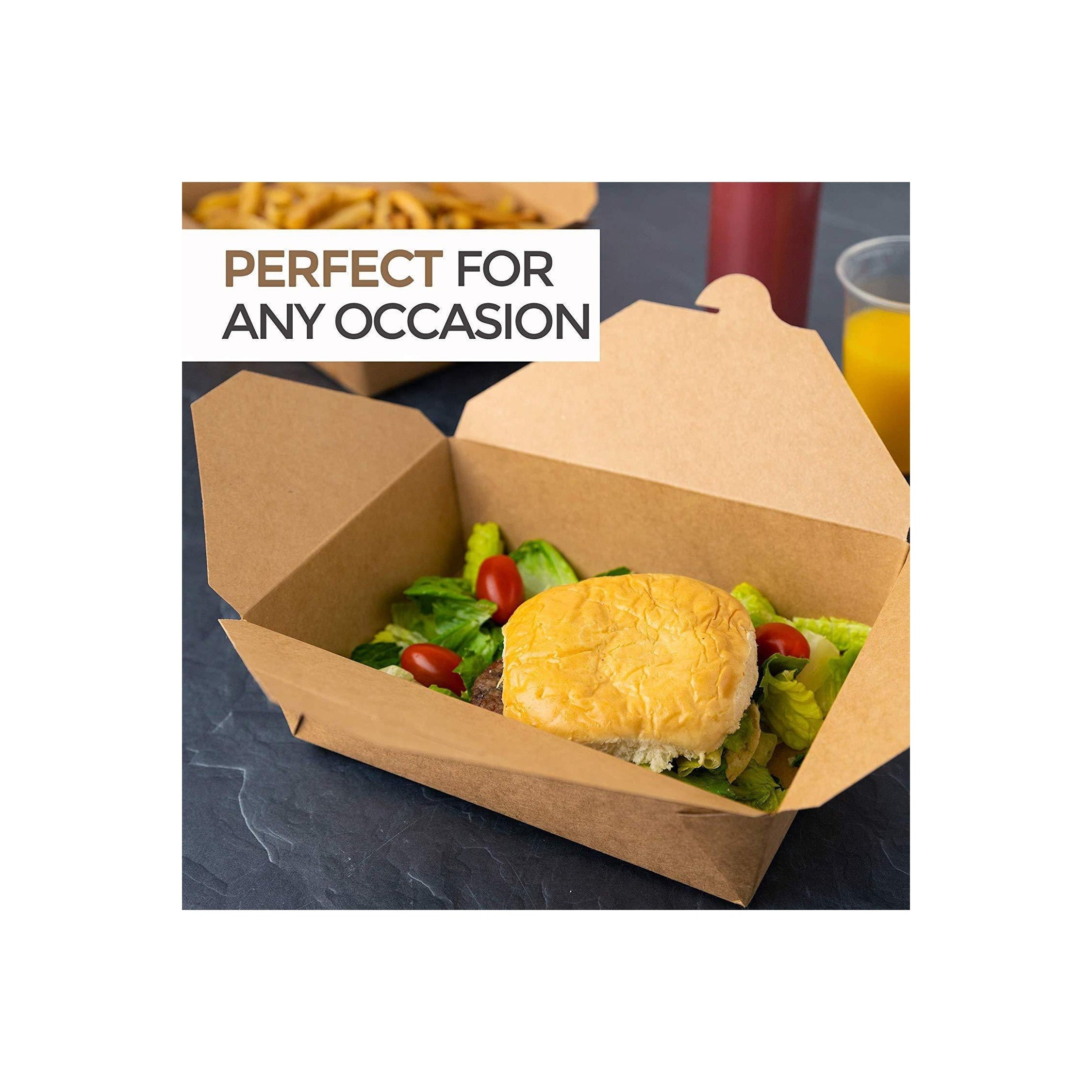 Take Out Food Containers Microwaveable Kraft Brown Take Out Boxes