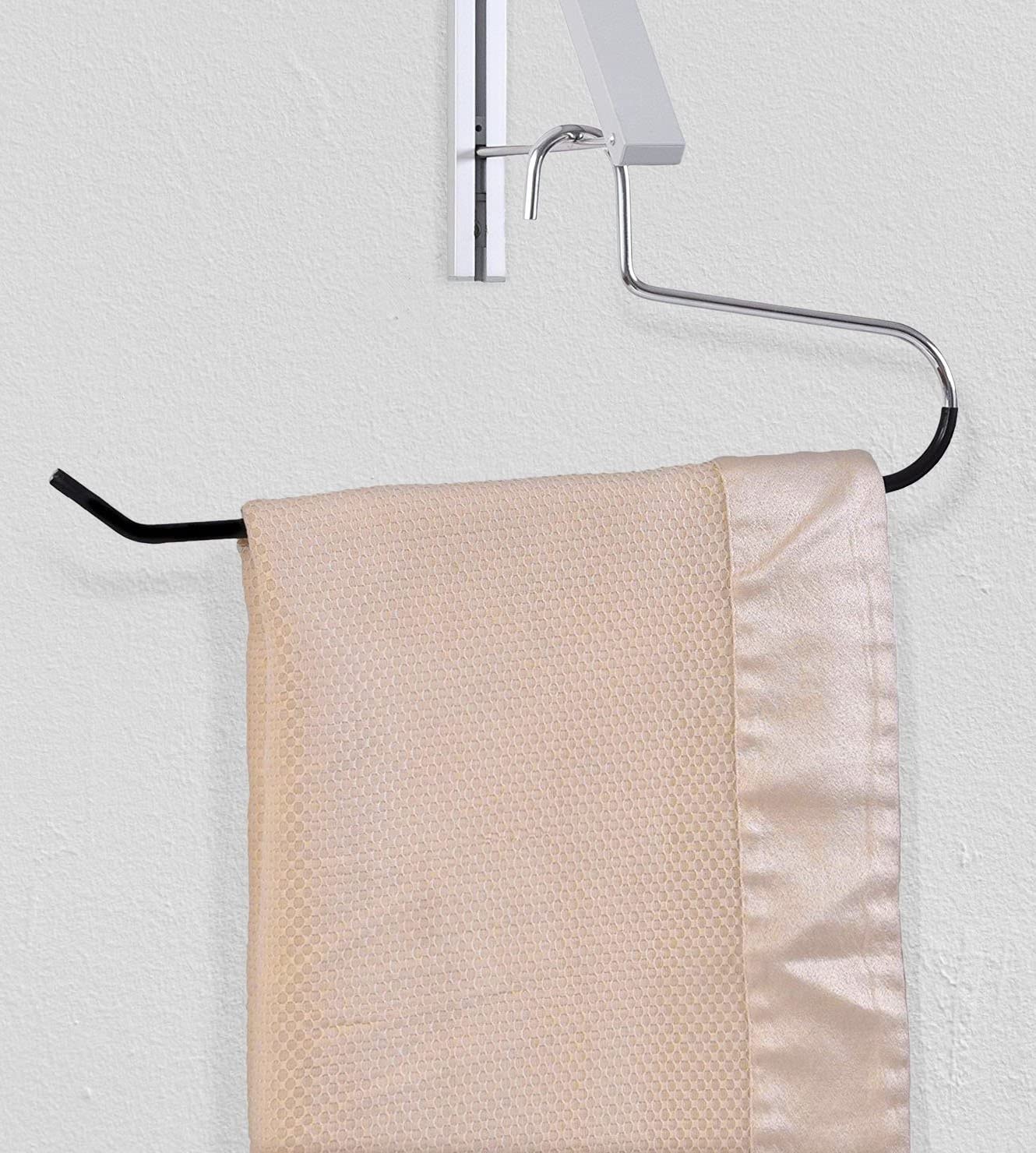 Stock Your Home Folding Clothes Hanger Wall Mounted Retractable Clothe