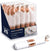 Pre Rolled Napkin and Cutlery Set 25 Pack Disposable Silverware for Catering Events, Parties, and Weddings (Rose Gold)