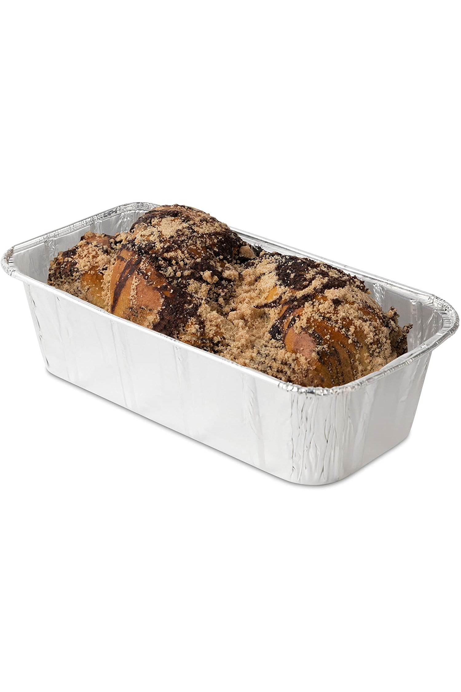 Disposable 2 lb Foil Loaf Pans | 8x4 Bread Pans, 50 Pack, Food Storage  Containers, Take Out Boxes, Perfect for Baking Bread and Street Treats