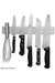 Modern Innovations 10 Inch Stainless Steel Magnetic Knife Bar with Multipurpose Use as Knife Holder, Knife Rack, Knife Strip, Kitchen Utensil Holder, Tool Holder, Art Supply Organizer, Home Organizer