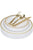 Stock Your Home 125 pc Fancy Disposable Plates with Cutlery Set - Gold