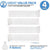 Stock Your Home 4 Gallon Clear Trash Bags (200 Pack) - Disposable Plastic Garbage Bags - Leak Resistant Waste Bin Bags - Small Bags for Office, Bathroom, Deli, Produce Section, Dog Poop, Cat Litter