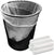 Stock Your Home 4 Gallon Clear Trash Bags (200 Pack) - Disposable Plastic Garbage Bags - Leak Resistant Waste Bin Bags - Small Bags for Office, Bathroom, Deli, Produce Section, Dog Poop, Cat Litter