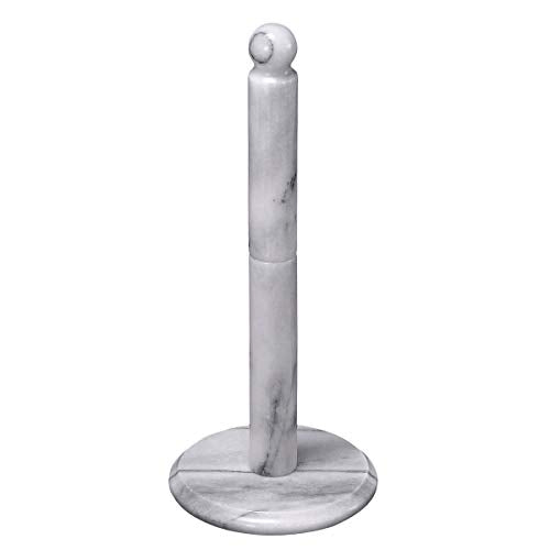 Creative Home Natural Marble Paper Towel Holder Kitchen Towel Dispenser, 5.5