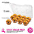 Stock Your Home 12-Compartment Disposable Containers (20 Count) - Plastic Mini Cupcake Containers - Disposable Trays for Small Cupcakes & Muffins - Hinged Lock Cupcake Clamshell - Mini Cupcake Storage