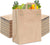 Stock Your Home 70 Lb Kraft Brown Paper Bags with Handles (50 Count) - Kraft Brown Paper Grocery Bags Bulk - Large Paper Bags with Handles for Grocery Shopping - Handles Provide Grip for Trash Bag Use