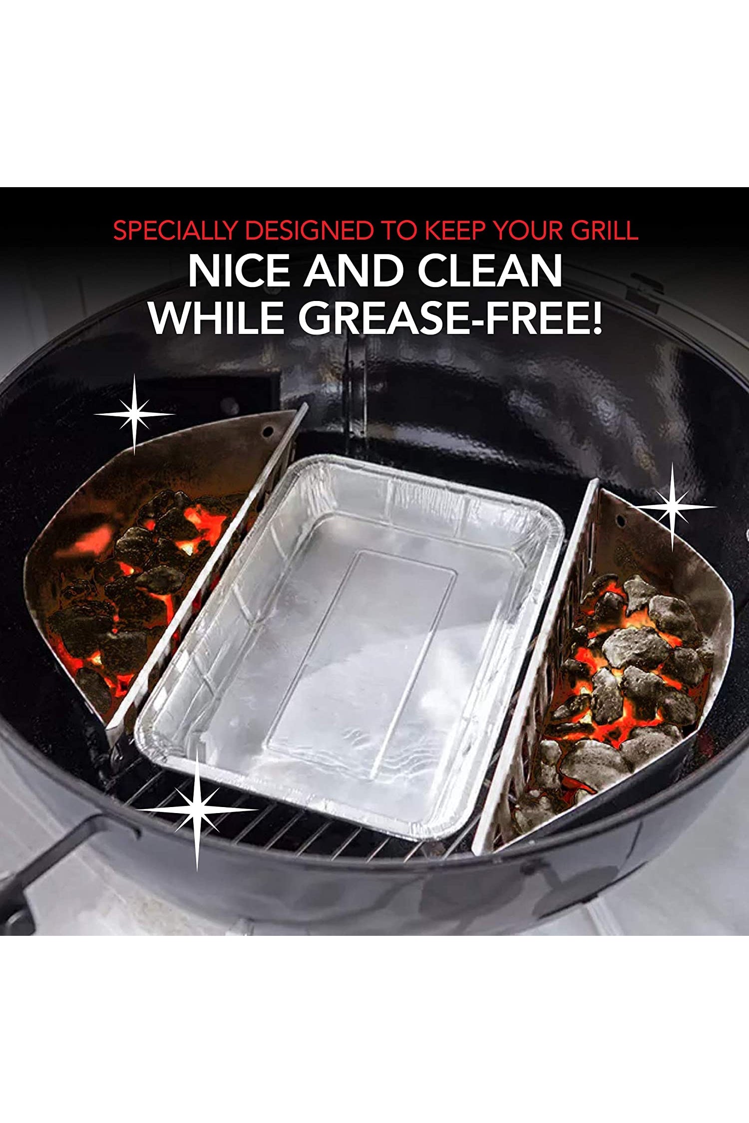 Aluminum Foil Drip Pans, Disposable Trays for Gas and Charcoal