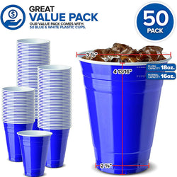 Great Value Everyday Disposable Plastic Cups, White, 3 oz, 100 count 