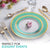 Mint and Gold Rim Plastic Dinnerware (125-Piece) Plastic Plates, Plastic Forks, Plastic Knives, Plastic Spoons - Service for 25 Guests Place Setting for Wedding, Party, Baby Shower, Birthday, Holiday