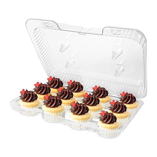 Mini Cupcake Containers - 12-Compartment Containers (20 Count