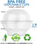 Stock Your Home Plastic Dessert Cups With Dome Lid, 50 Count, 5 oz