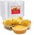 Stock Your Home Large Plastic Nacho Trays 22oz- 100 Count