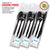 Stock Your Home Plastic Cutlery Packets with Salt & Pepper in Black (250 Count) - Wrapped Cutlery - Plastic Utensils Individually Wrapped for Take Out, Delivery, Cafeterias, Restaurants, Uber Eats