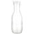 Stock Your Home 50 oz Plastic Water Carafes with White Flip Tab Lids (2 Pack) - Food Grade & Recyclable Shatterproof Pitchers - Juice Jar for Lemonade, Milk, Mimosas, Iced Tea, Laundry Detergent