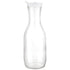 Stock Your Home 50 oz Plastic Water Carafes with White Flip Tab Lids (2 Pack) - Food Grade & Recyclable Shatterproof Pitchers - Juice Jar for Lemonade, Milk, Mimosas, Iced Tea, Laundry Detergent