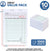 3.5 x 6 Blank White Guest Check Pads (10 Pack) - 1 Part White Paper Guest Check Pads - Detachable Checks - Numbered Server Notepads & Waitress Order Pads - Check Pads for Diners - Stock Your Home