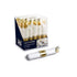 Pre Rolled Napkin and Disposable Cutlery Set, 25 Pack, Gold