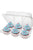 Stock Your Home 6 Compartment Plastic Cupcake Container - 40 Count