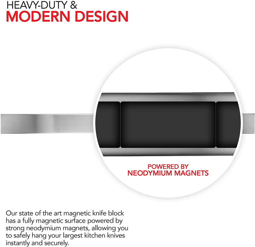 Modern Innovations Stainless Steel Knife Bar 24