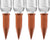 Plant Self-Watering Stakes for Indoor Outdoor Plants (4 Count) Terracotta Plant Watering Spikes for Recycled Wine Bottles to Water Plant at Home or on Vacation - Automatic Irrigation System for Plants