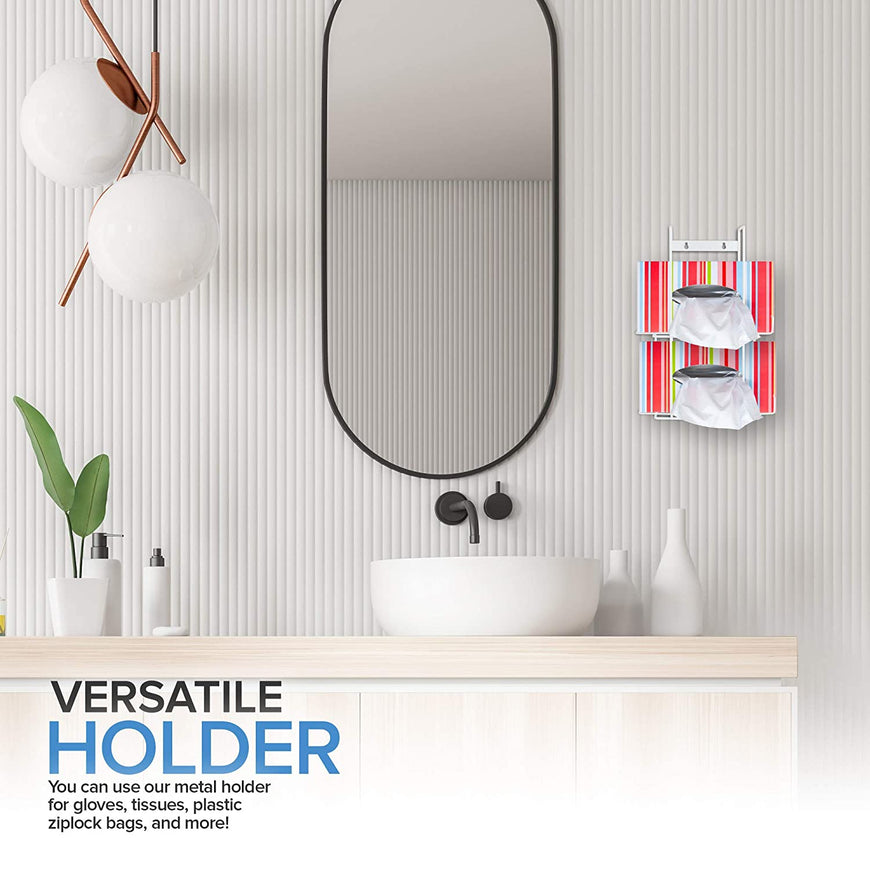 Stock Your Home Glove Box Dispenser - Double Stack