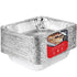Stock Your Home 9x13 Aluminum Pans (20 Pack) - Disposable & Recyclable Foil Tray- Half Size Steam Table Deep Pans - Tin Foil Pans for Cooking, Heating, Storing, Prepping Food, BBQ, Grilling, Catering