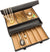 Stock Your Home Luxury Mens Dresser Valet Organizer,Black