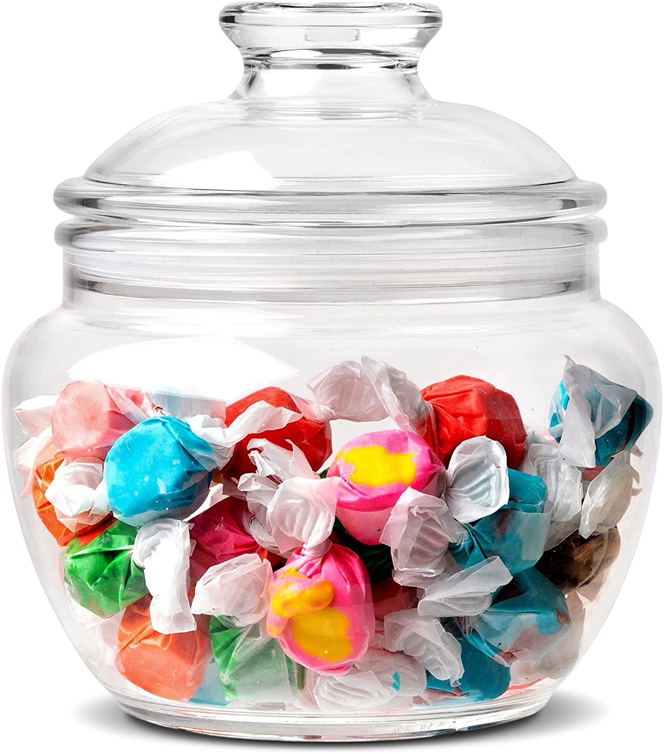 Modern Innovations 40 oz Candy & Cookie Jar with Lid, Premium