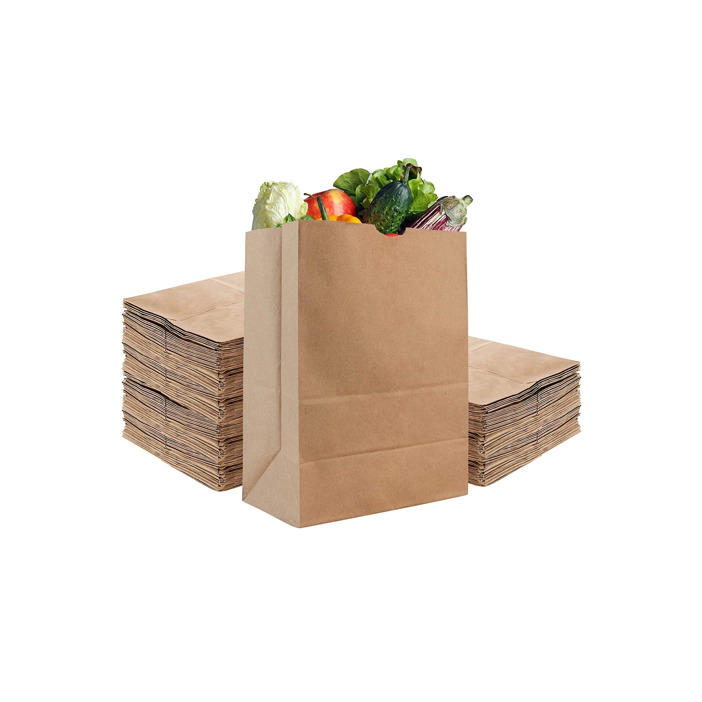 Eco-Friendly Grocery Bags (200 Pack) - 1/6 T-Shirt Bags - Biodegradabl –  Stock Your Home