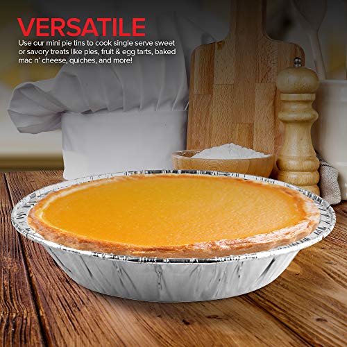 Square Pie Tart Small Tin Foil Pans (red Gold Silver) Disposable