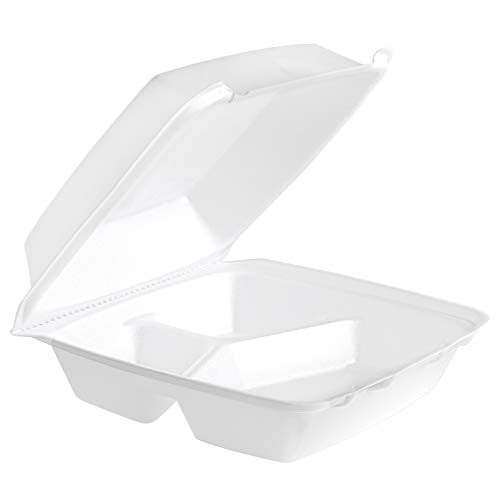 Takeaway Food Storage Containers Disposable Containers 3 Compartments